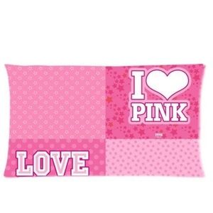 LOVE PINK 2 PILLOWCASES ....These are VS/PINK